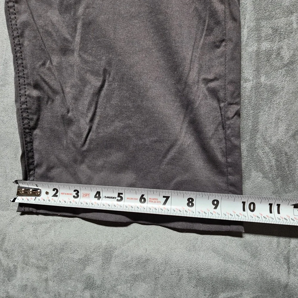 Prana Breathe Mens Slim Fit Pants 40x30 Charcoal Grey Performance‎ Hiking Travel